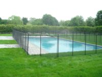 pool safety fence above ground