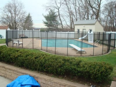 pool safety fence above ground