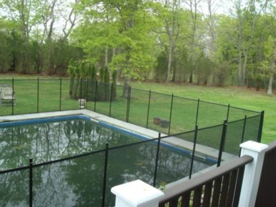 pool safety fence above ground